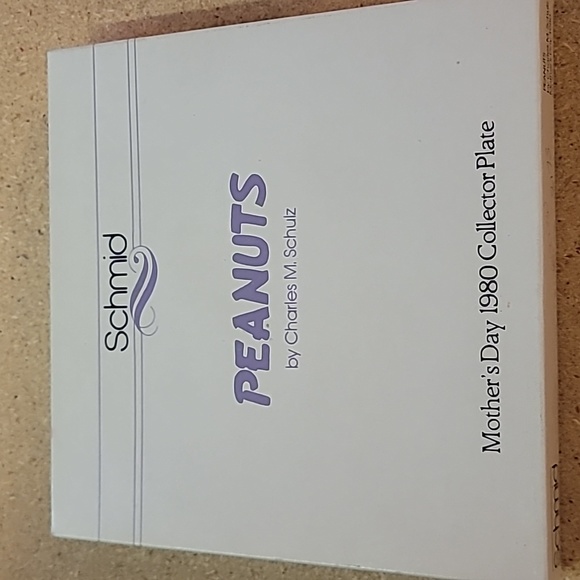 Peanuts Mother's Day Plate Snoopy And Woodstock - Picture 5 of 5